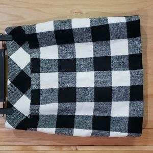 CIROS BUFFALO PLAID tweed/wool high rise skirt